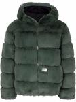 x WTAPS faux-fur hooded jacket