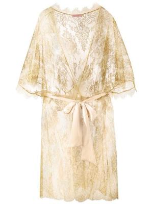 Harlow sheer lace robe
