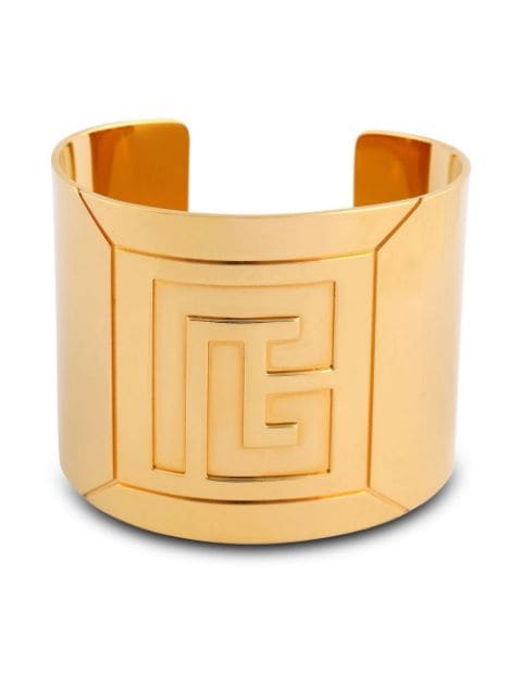 logo-engraved bracelet