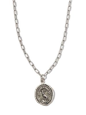 sterling silver Struggle and Emerge necklace