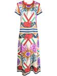 Swing Taormina-print silk dress