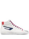 side logo-patch high-top sneakers