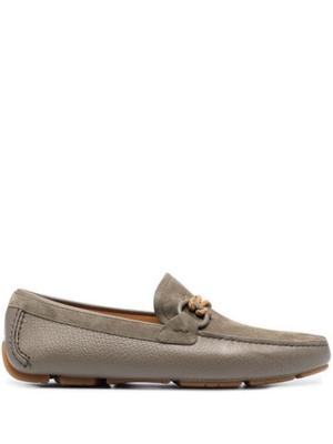 Front 4 suede loafers