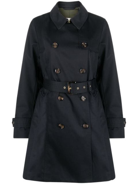 Greta Short belted trench coat