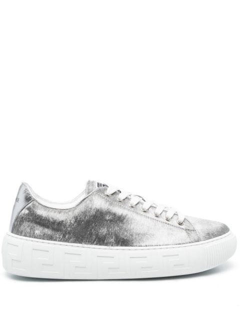 Greca low-top lace-up sneakers