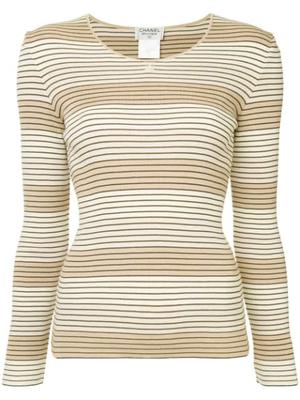 1998 striped ribbed top