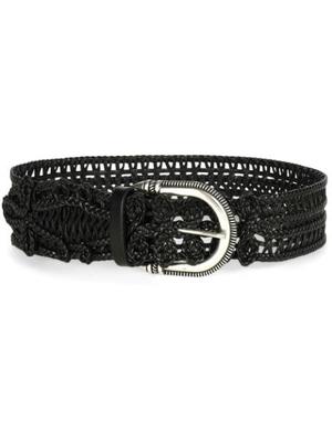 leather knotted belt