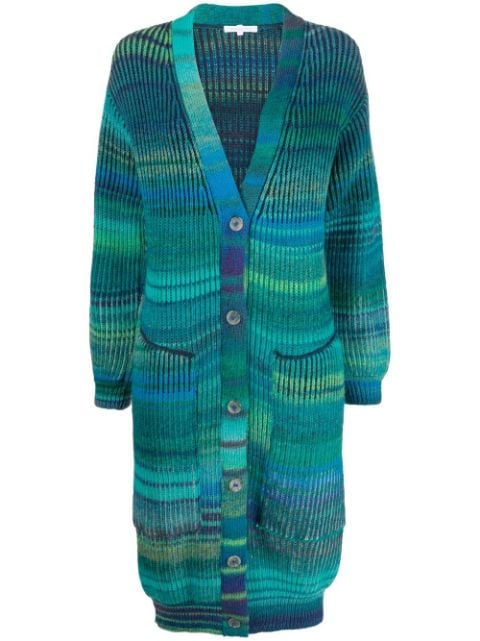 intarsia-knit long-sleeve cardigan