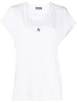 star-detail stretch-cotton T-shirt