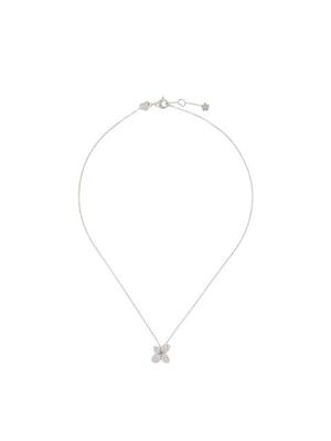 18kt white gold Petit Garden diamond necklace