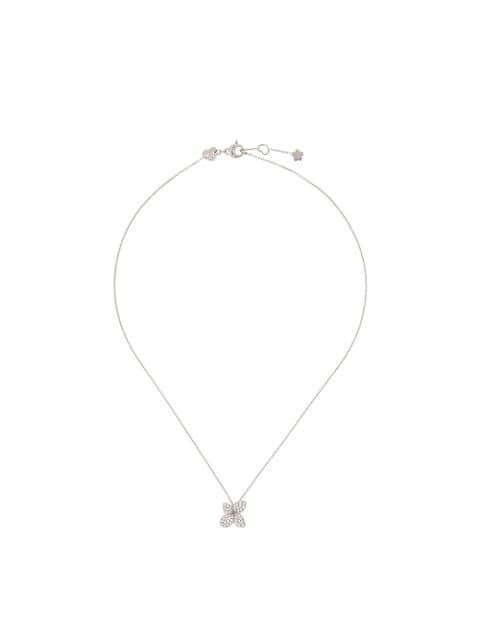 18kt white gold Petit Garden diamond necklace