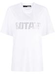 logo-print organic-cotton T-shirt