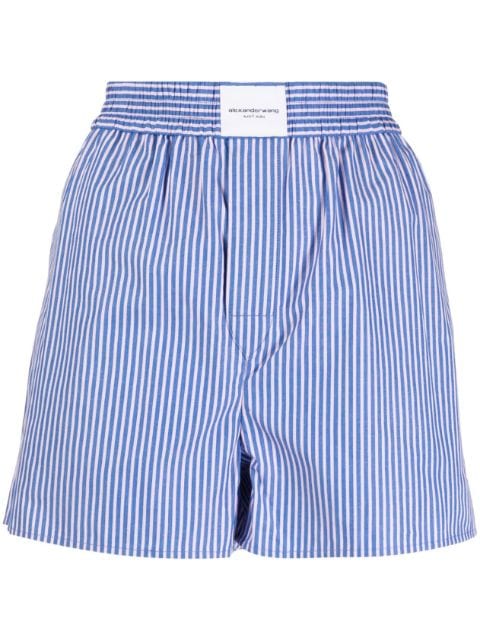 striped cotton boxer shorts