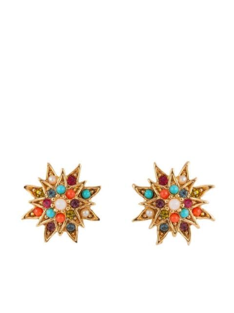 x D orlan 1980s crystal-embellished earrings