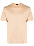 short-sleeved linen T-shirt