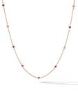 18kt yellow gold Ruby-embellished necklace