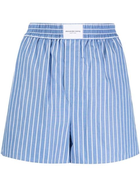 striped cotton boxer shorts