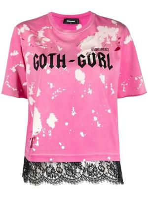  Goth Gurl  distressed T-shirt