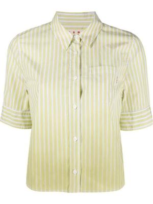 gradient striped shirt