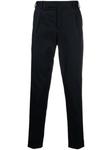 off-centre tapered-leg trousers