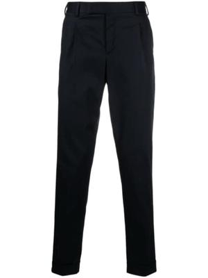 off-centre tapered-leg trousers