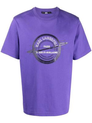 Athleisure logo-print T-shirt