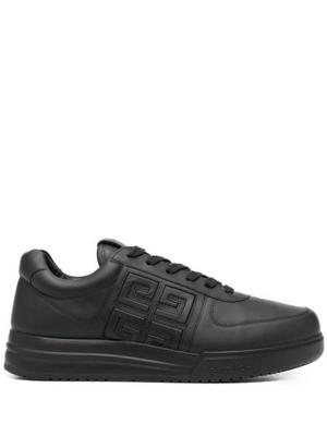 Black G4 Leather Low-Top Sneakers