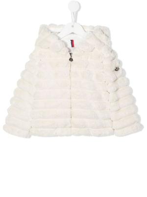 faux-fur quilted jacket