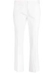 low-rise cropped trousers