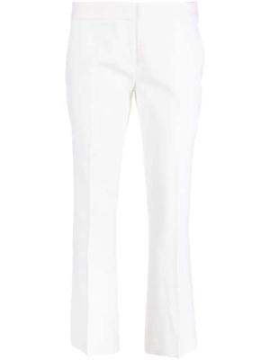 low-rise cropped trousers