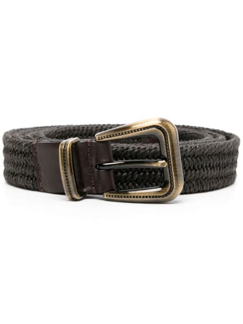 braided buckle belt