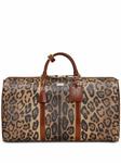 medium leopard-print Crespo travel bag