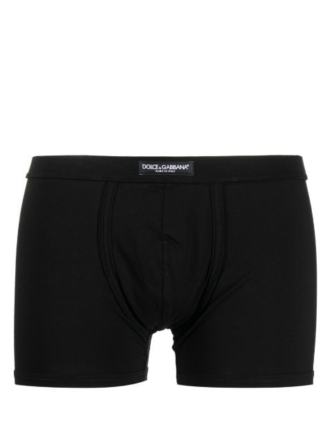 logo-patch elasticated-waist boxers
