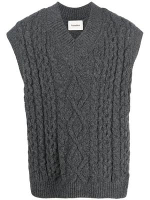 Doan cable-knit vest