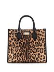 leopard-print shopper bag