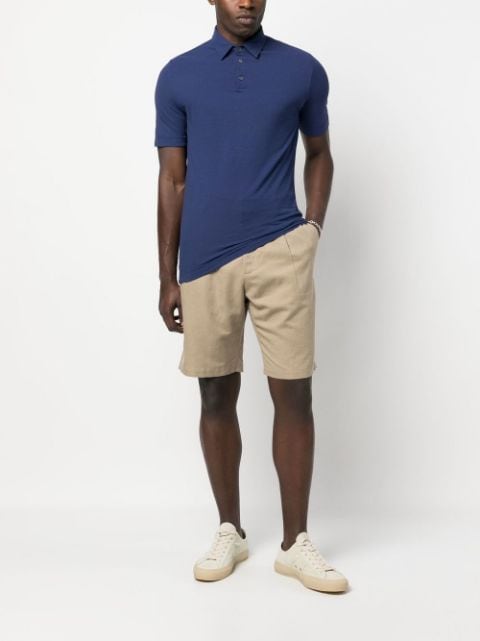 basic short-sleeved polo shirt