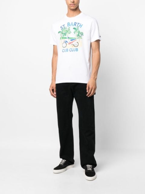 illustration-print cotton T-Shirt