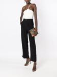 high-waist cropped tailored trousers
