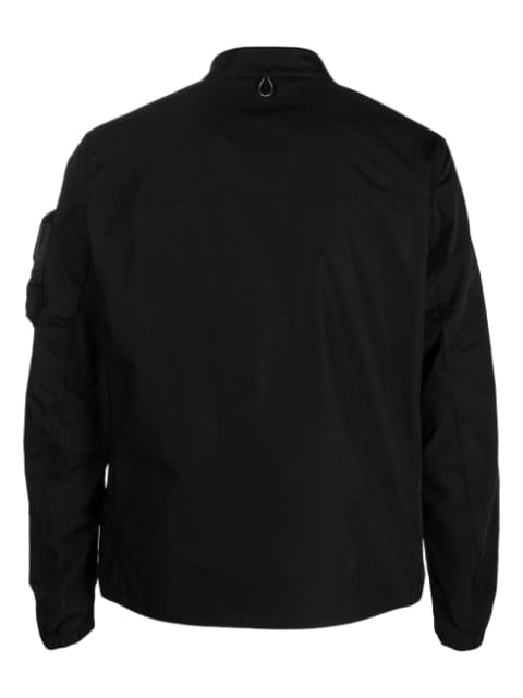 logo-patch zipped jacket