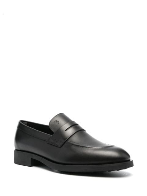 polished leather loafers