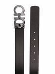 Gancini-buckle belt