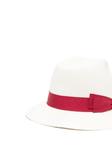 Panama straw fedora hat