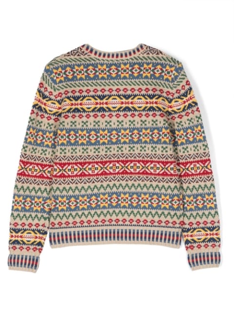 fair isle knitted jumper