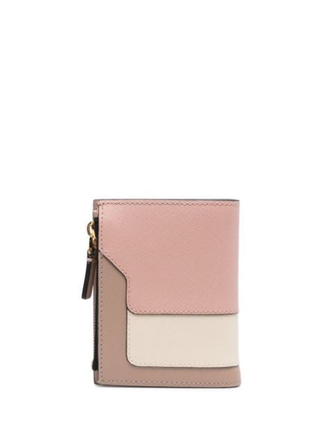 colour-block bi-fold wallet