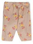 rooster-print trousers