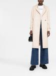 belted-waist trench coat