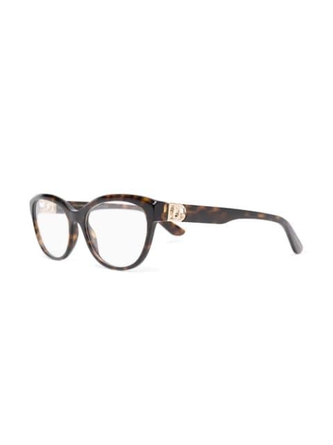 tortoiseshell cat-eye glasses