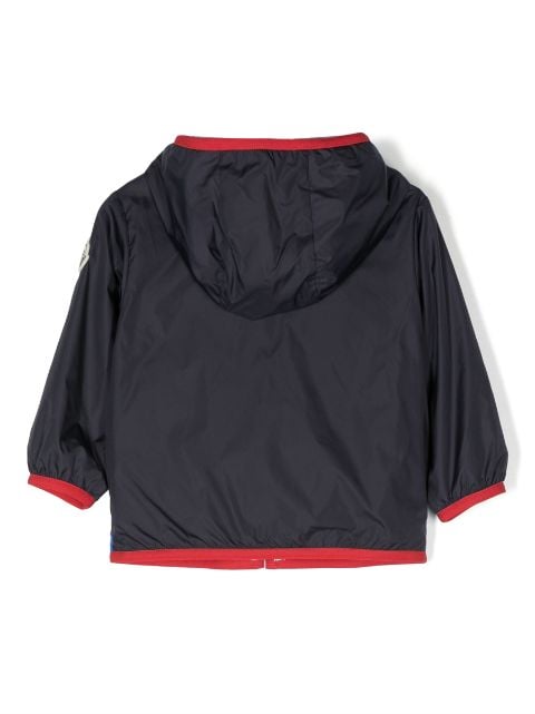 Burhow colour-block raincoat