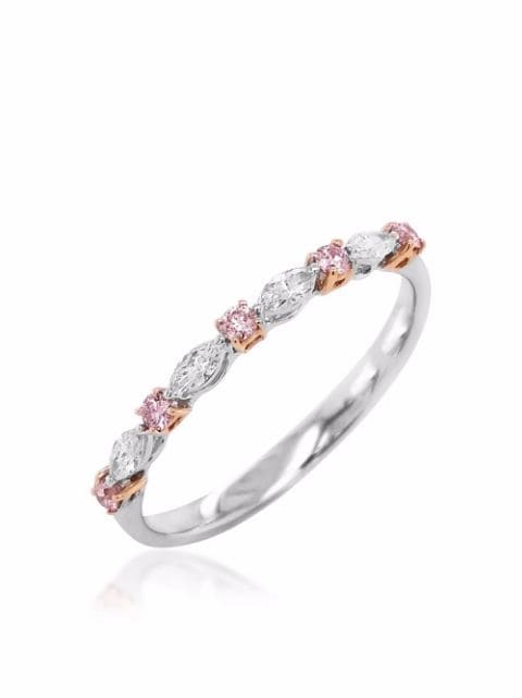 18kt gold Argyle Pink diamond engagement ring