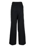 low-rise wide leg trousers